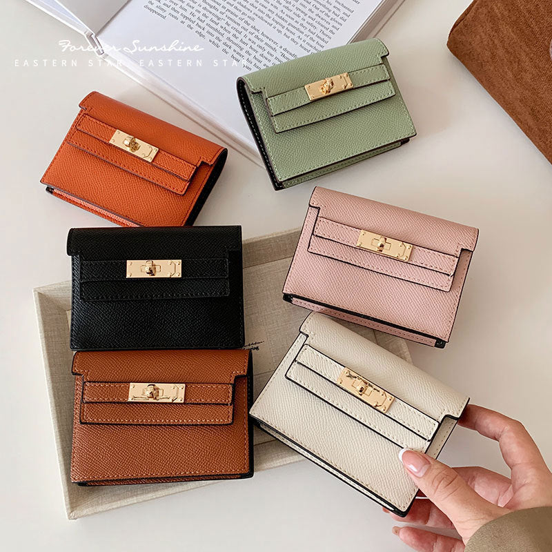 Multiple Slots Advanced Sense Expanding Classic Ladies Wallets