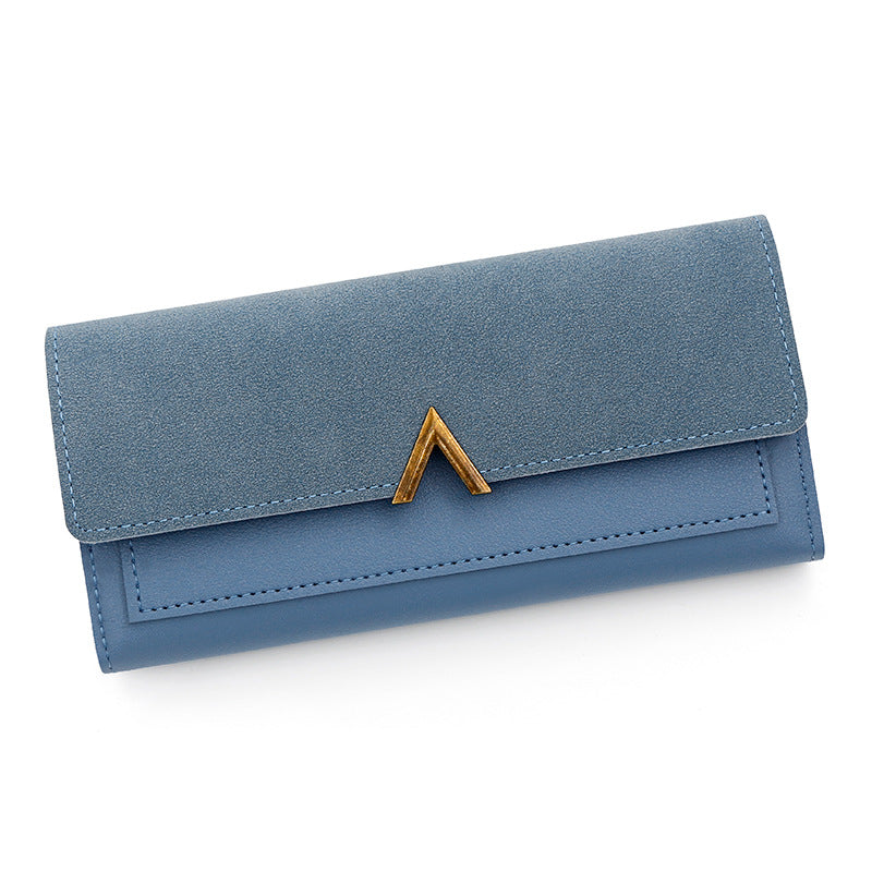 Women's Glamorous Fashion Simple Long Clutch Ladies Wallets