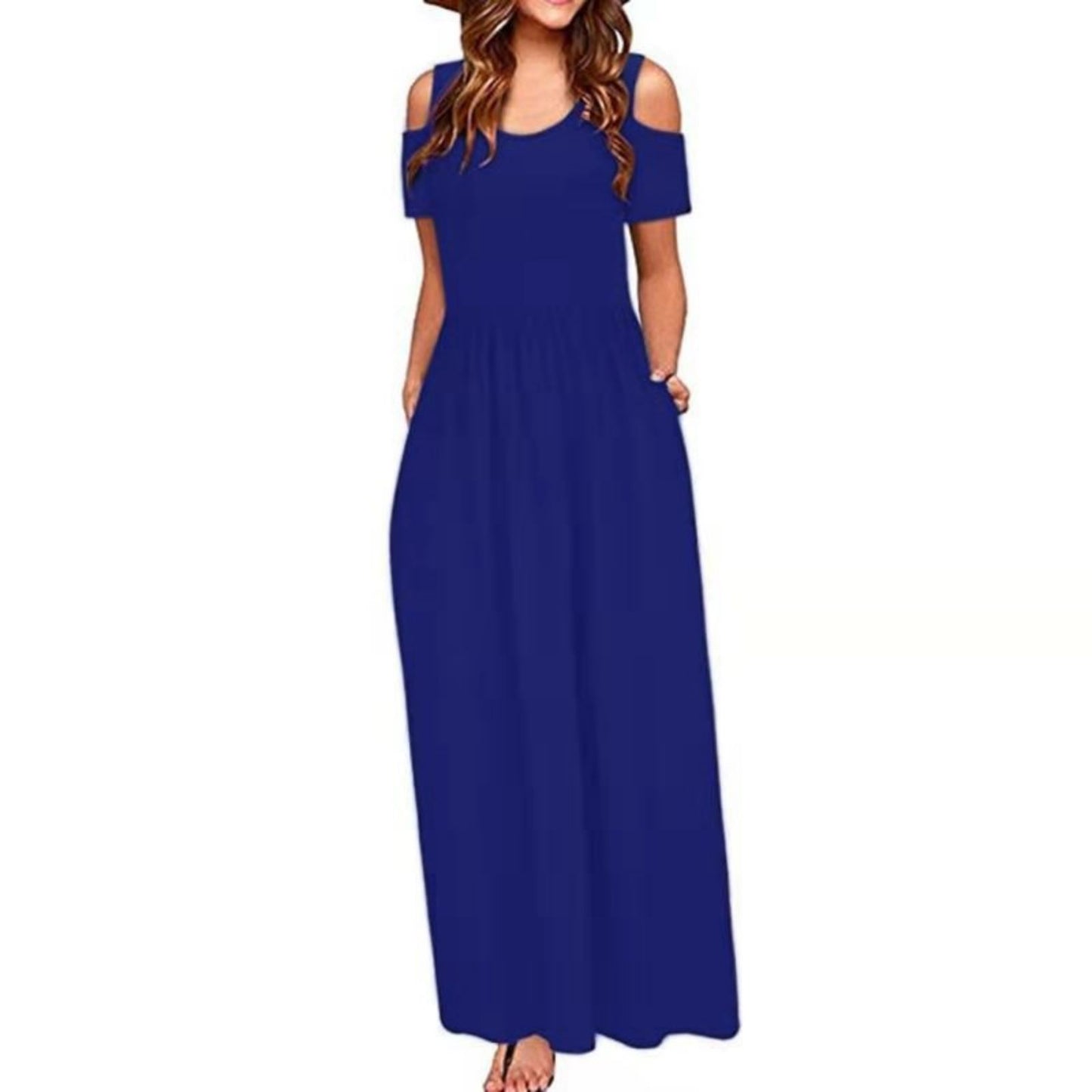 Women's Round Neck Fashion Casual Sleeve Shorts