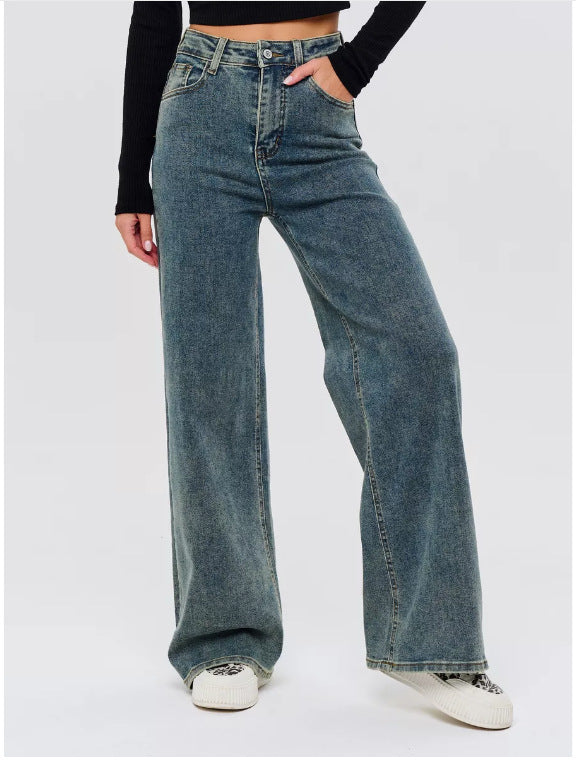Women's Classic New Russian Wide Leg Jeans