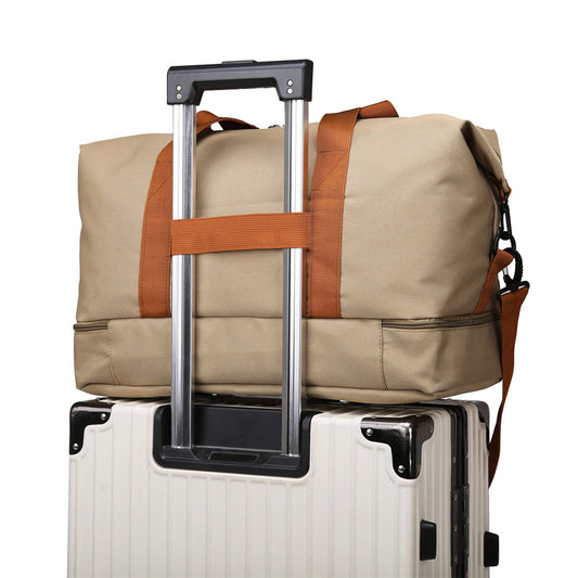 Boarding Contrast Color Retro Yoga Mat Travel Bags