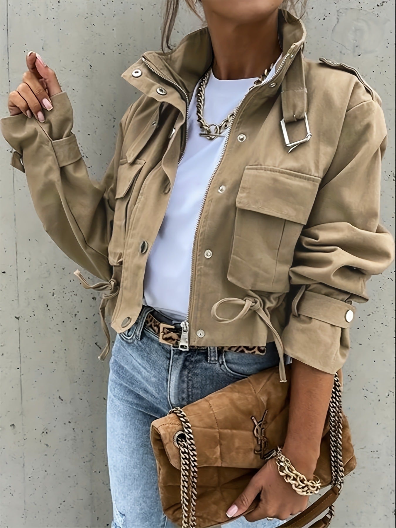 Women's Popular Slouchy Versatile Lapel Retro Shorts