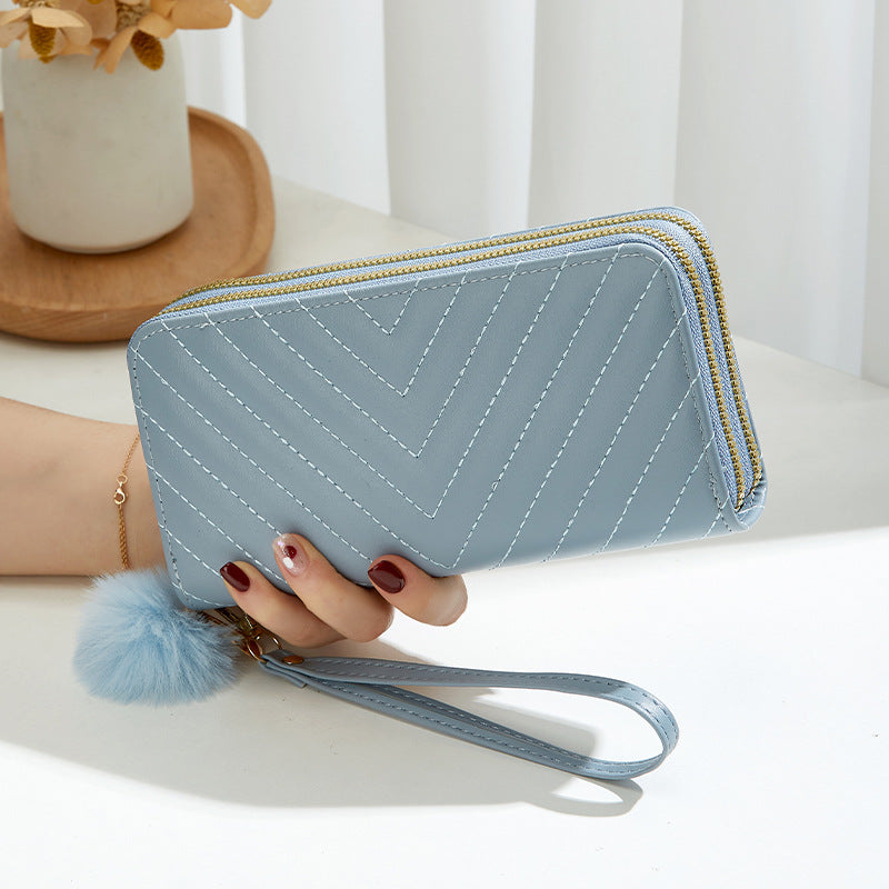 Niche Versatile High Quality Clutch Embroidered Ladies Wallets