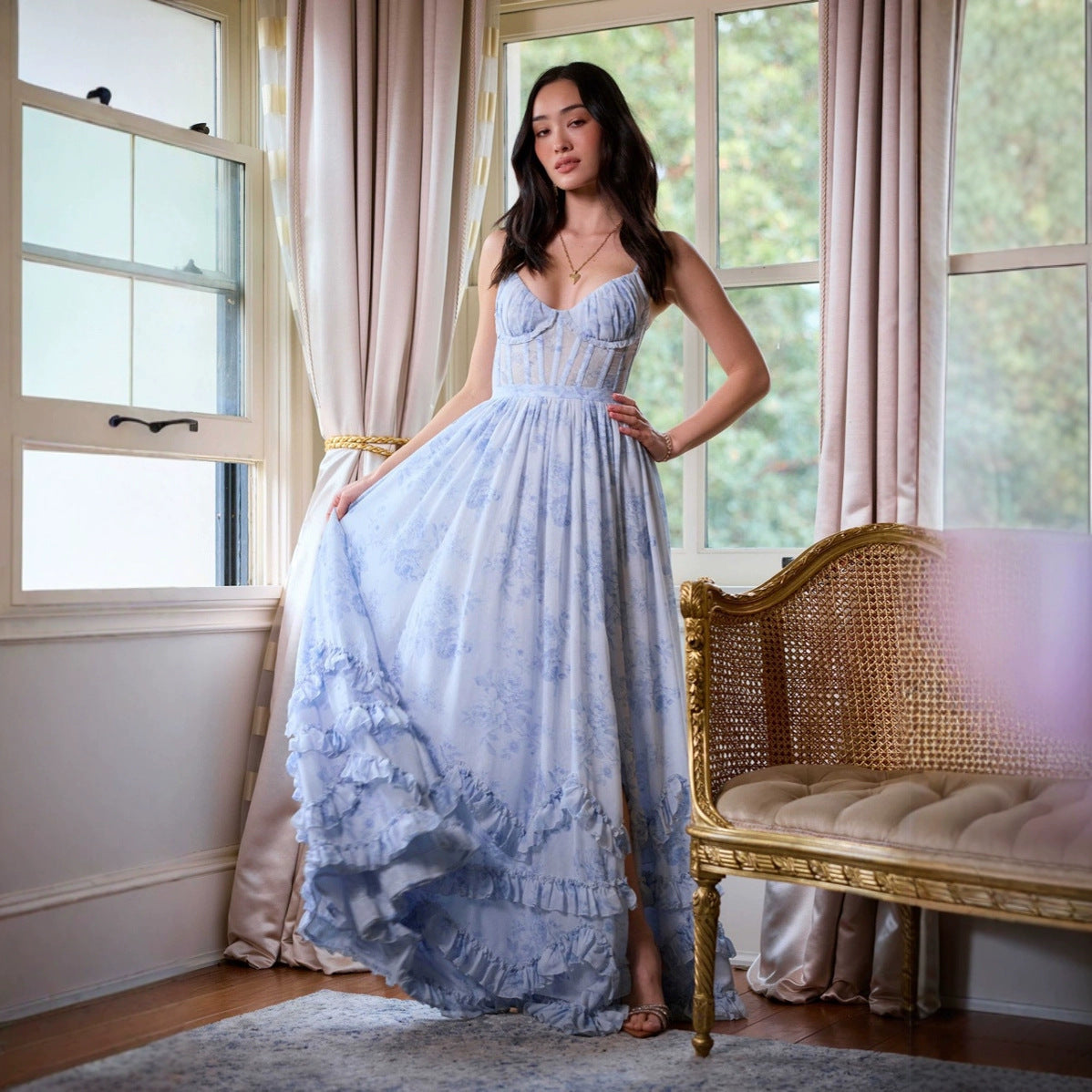 Women's Unique Strap Dress Super Nice Temperament Dresses