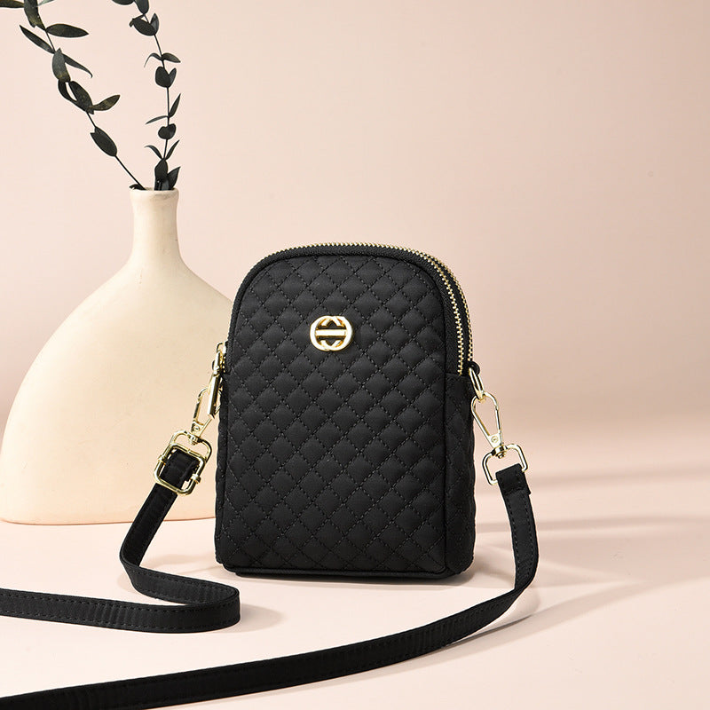 Women's Oxford Cloth Cell Summer Diamond Fashion Crossbody Bags