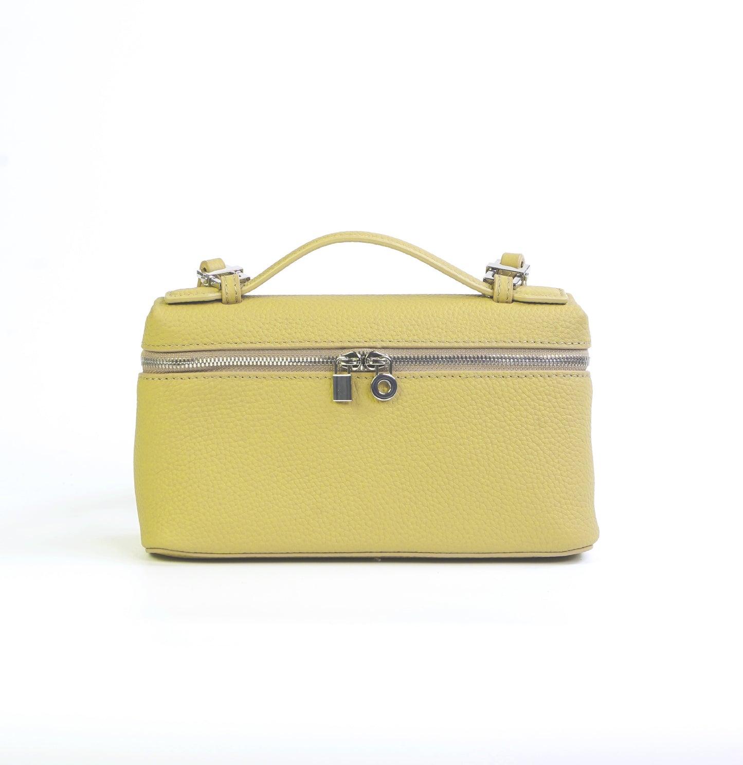 Women's First Layer Cowhide Lunch Box Genuine Handbags