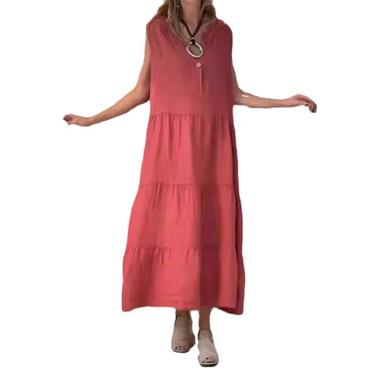 Durable Casual Women's Cotton Linen Long Clothing