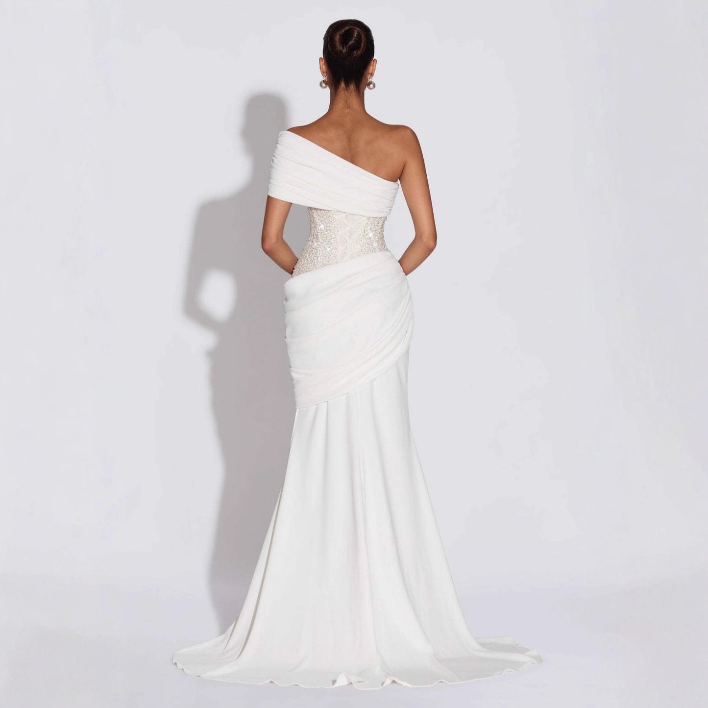 Women's Spring Solid Color Elegant Backless Sleeveless Dresses
