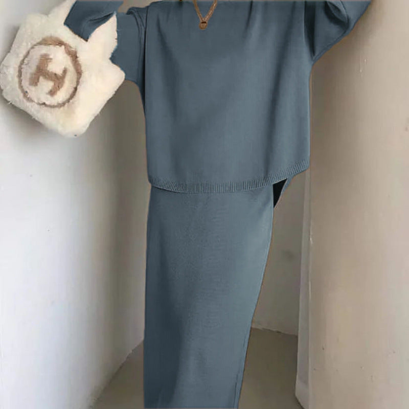 Women's Spring Solid Color Minimalist Long Sleeve Suits