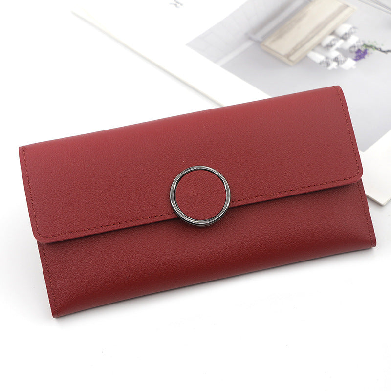 Women's Long Korean Style Simple Clutch Ladies Wallets