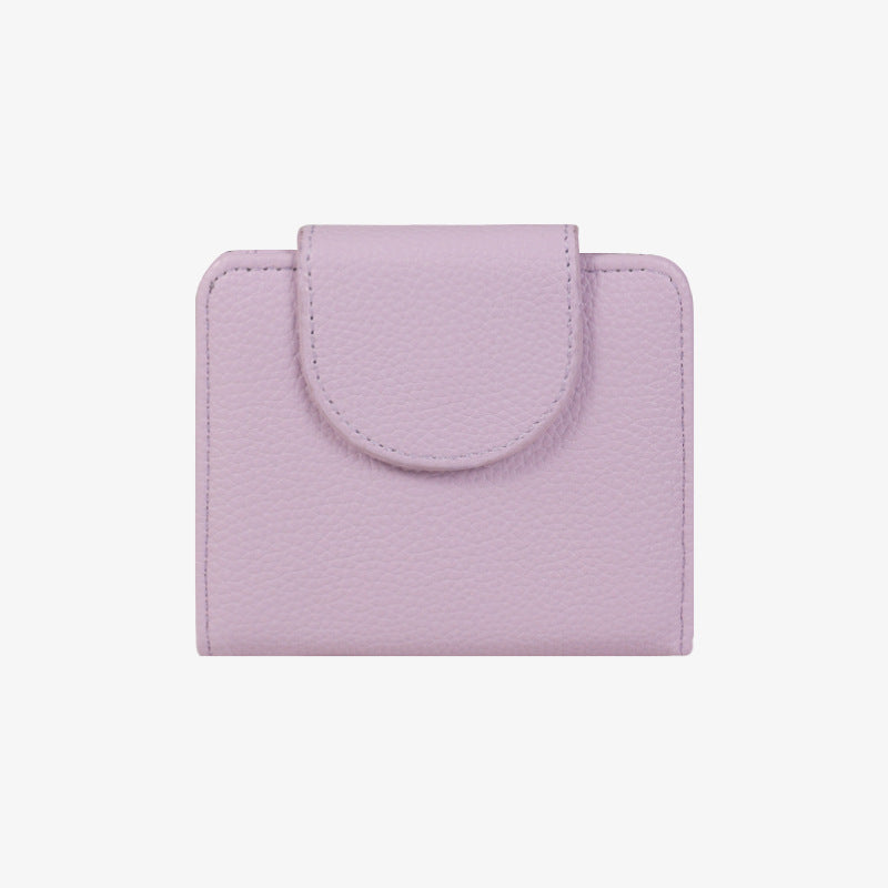 Women's Style Short Dopamine Color Matching Solid Ladies Wallets