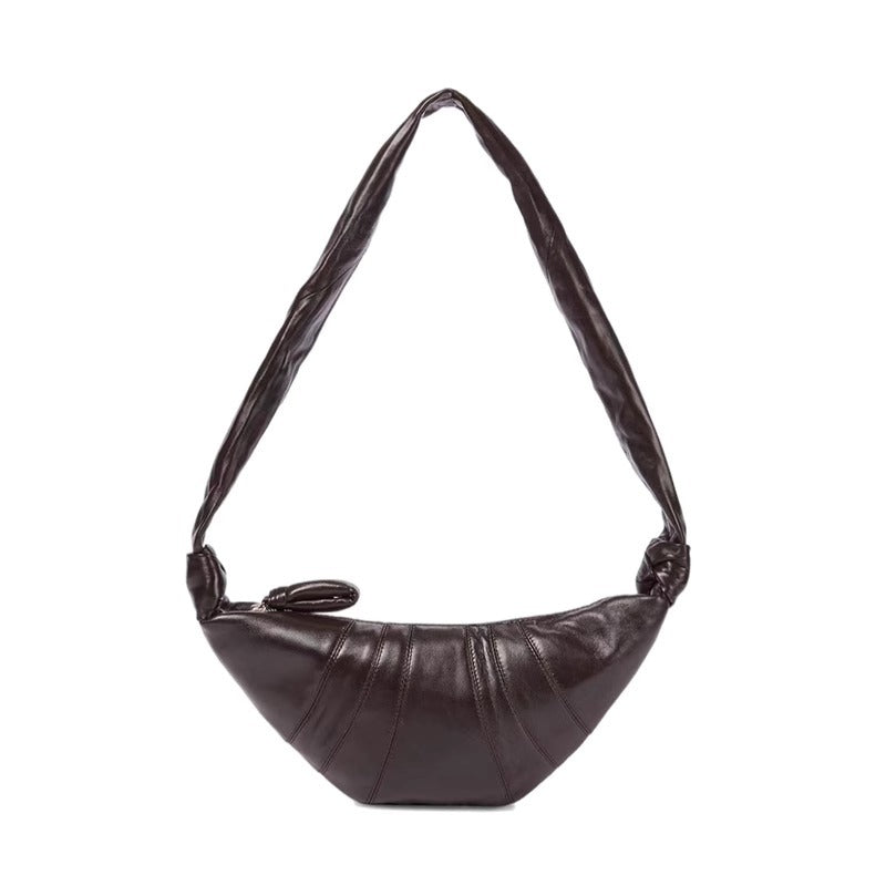 Women's Croissant Sheepskin Niche French Style Dumpling Bags