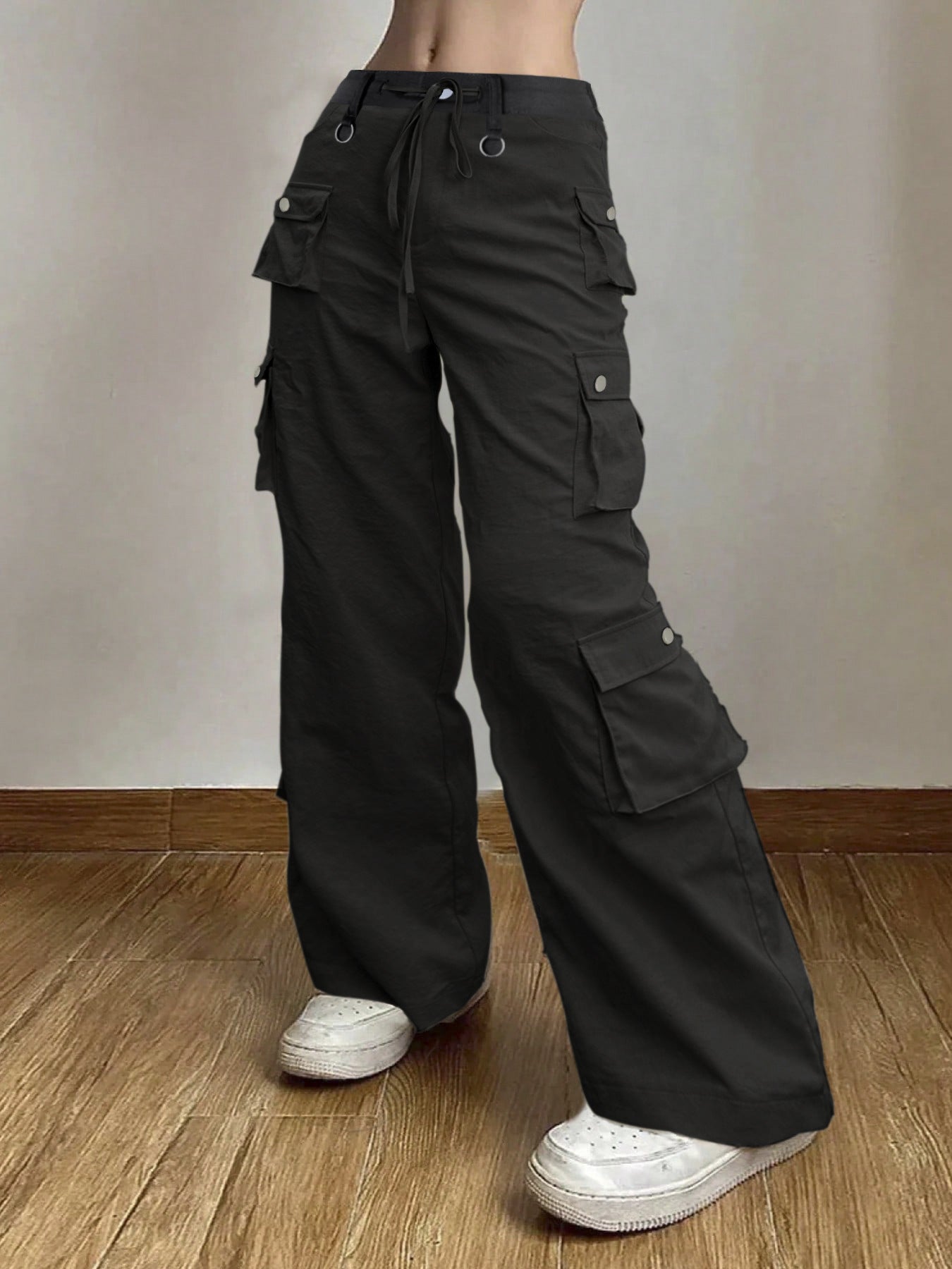 Women's Overalls Street Style Loose Wide Leg Pants