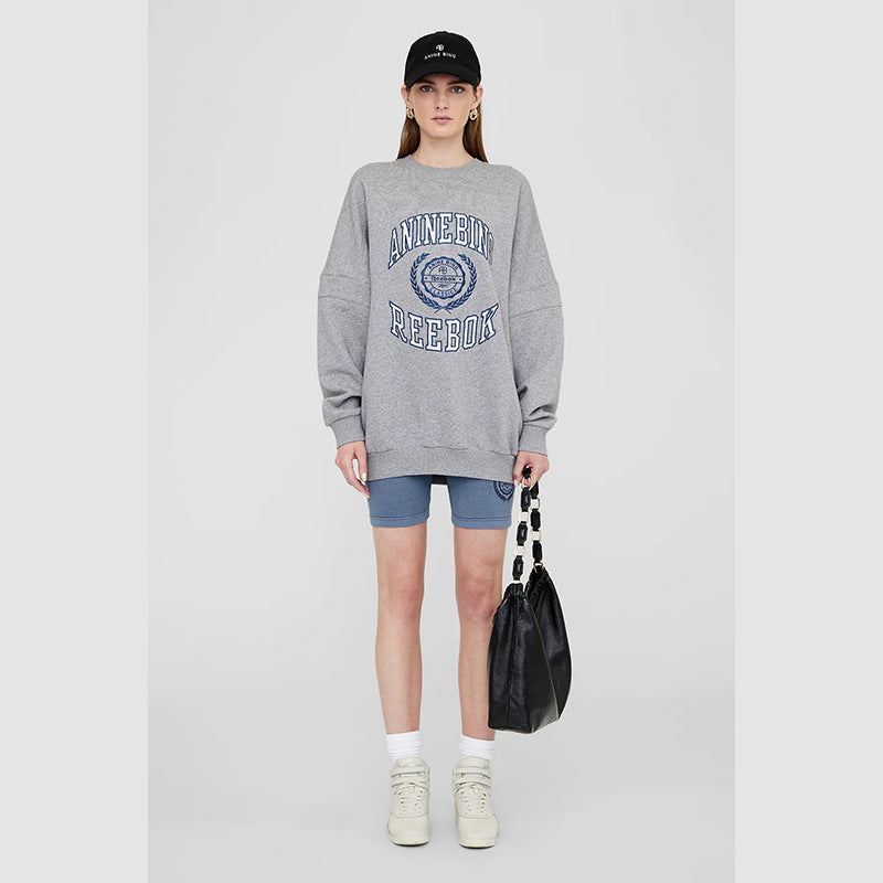 Women's North American Niche Front Letter Affixed Sweaters