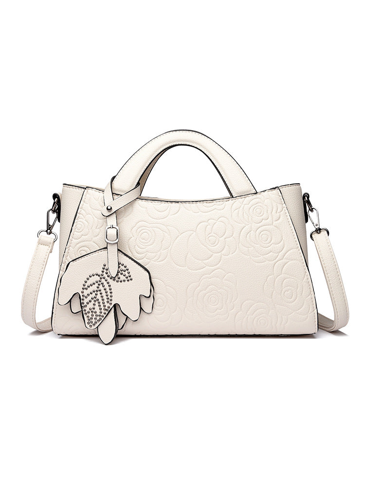 Slouchy New Embossed Texture Commuter Retro Handbags