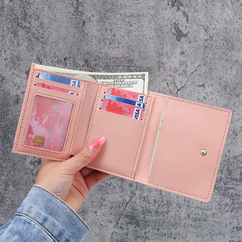 Women's Korean Short Creative Fashion Simple Ladies Wallets