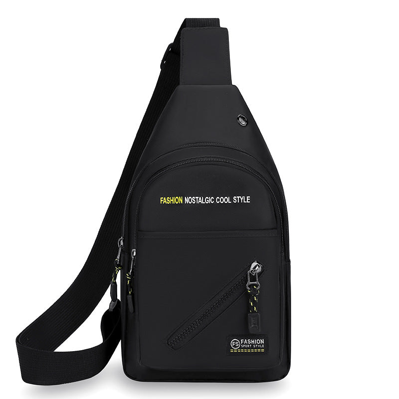 Men's Waterproof Multifunctional Lightweight Single Handsome Large Men's Chest Bags