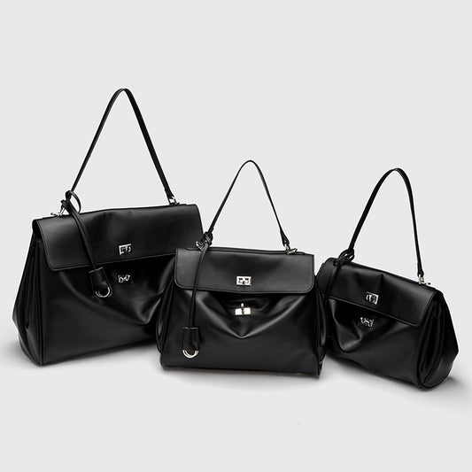 Women's Kelly Smooth Calfskin Portable Underarm Commuter Crossbody Bags