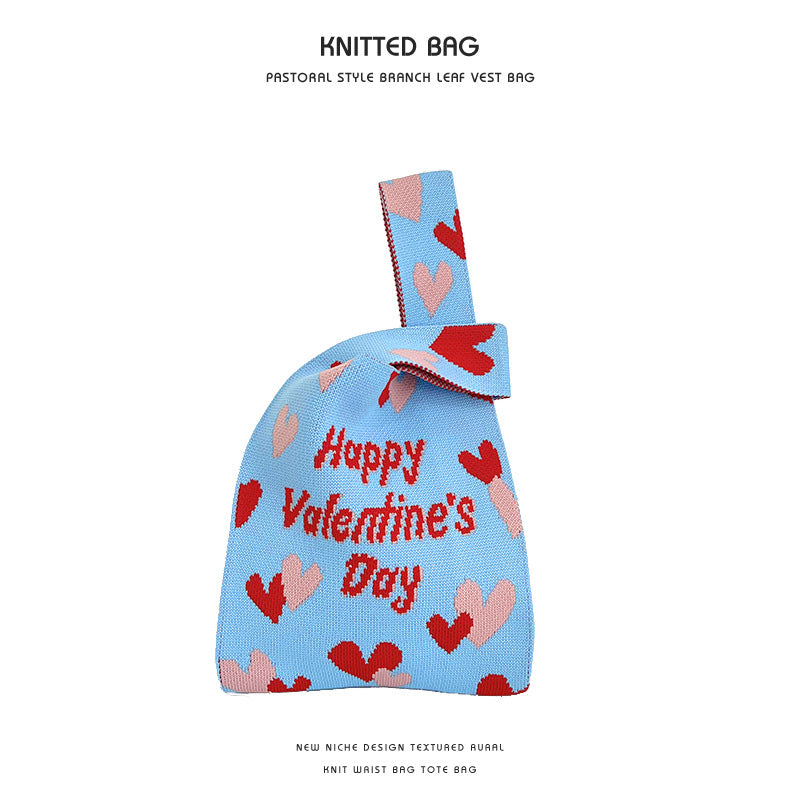 Women's Knitted Vest Versatile Large Capacity Commuter Handbags