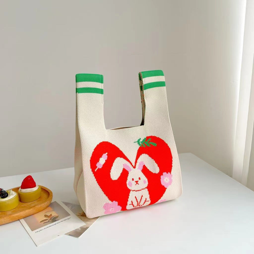 Women's Portable Fashion Storage Korean Style Hand Tote Bags