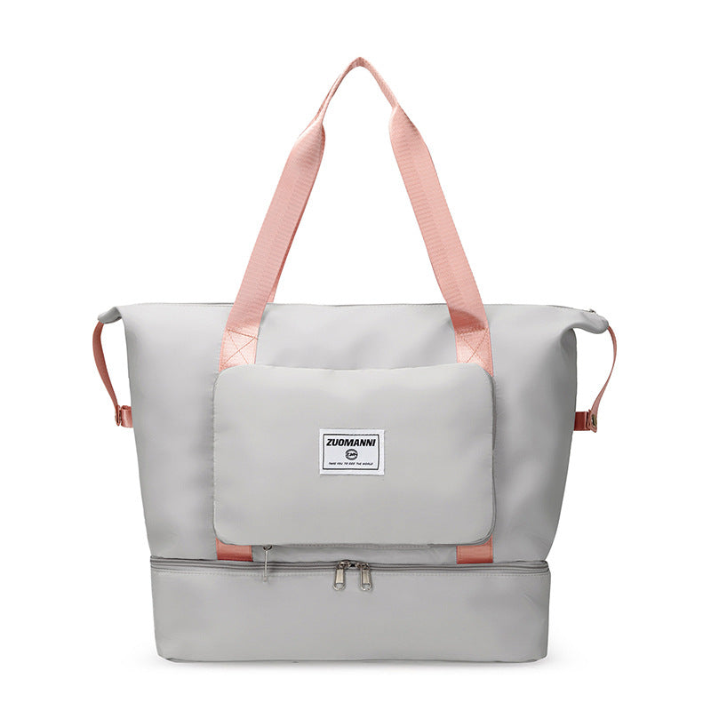 Capacity College Foldable Dry Wet Separation Travel Bags
