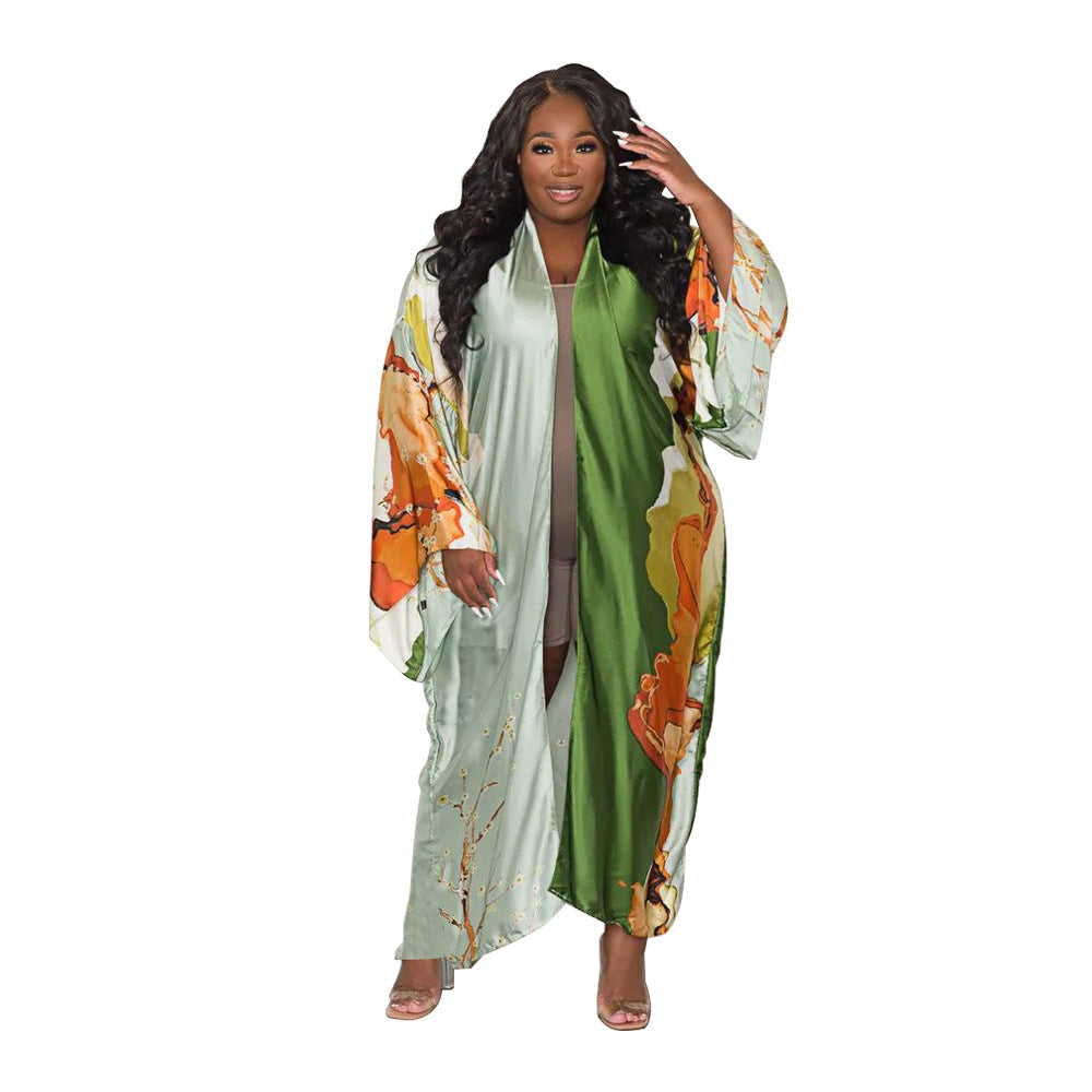 Women's Artificial Silk Fashion Casual Trench Coats