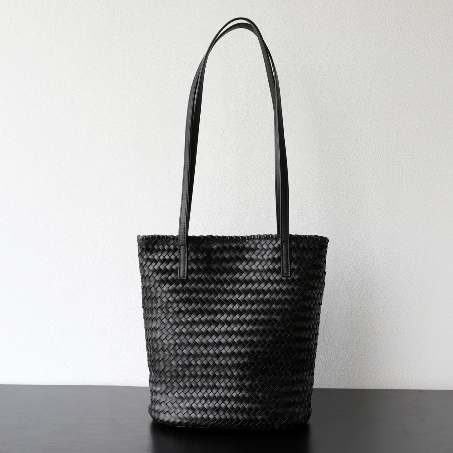 Layer Vegetable Tanning Leather Hand-woven Underarm Armpit Bags