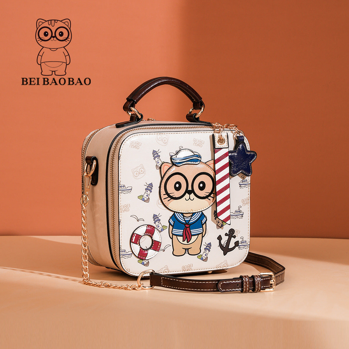 Source Cute Cartoon Box Portable Fashion Crossbody Bags