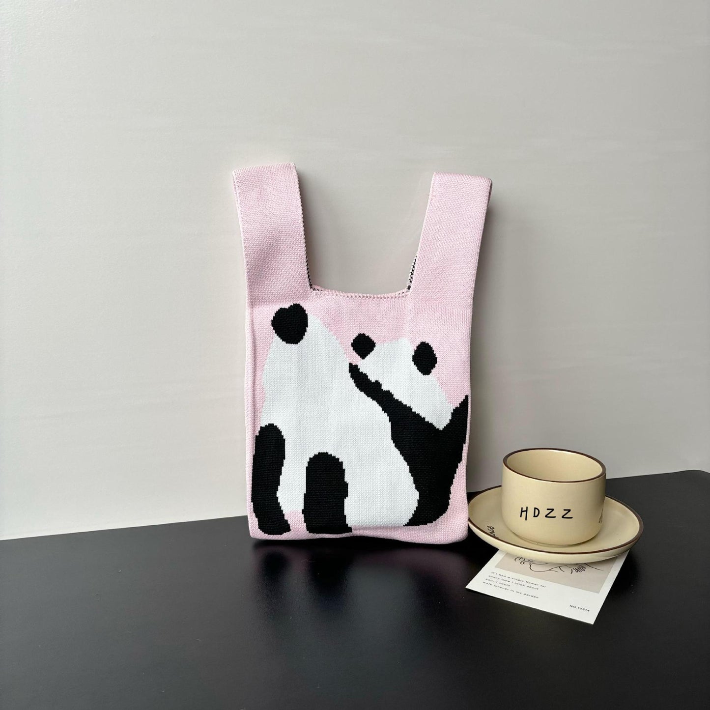 Cartoon Wrist Large Capacity Minority Hand Handbags