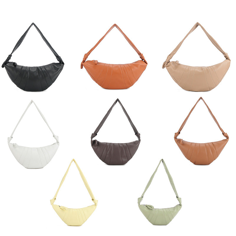 Women's Niche Lazy Dumpling Spring Genuine Handbags