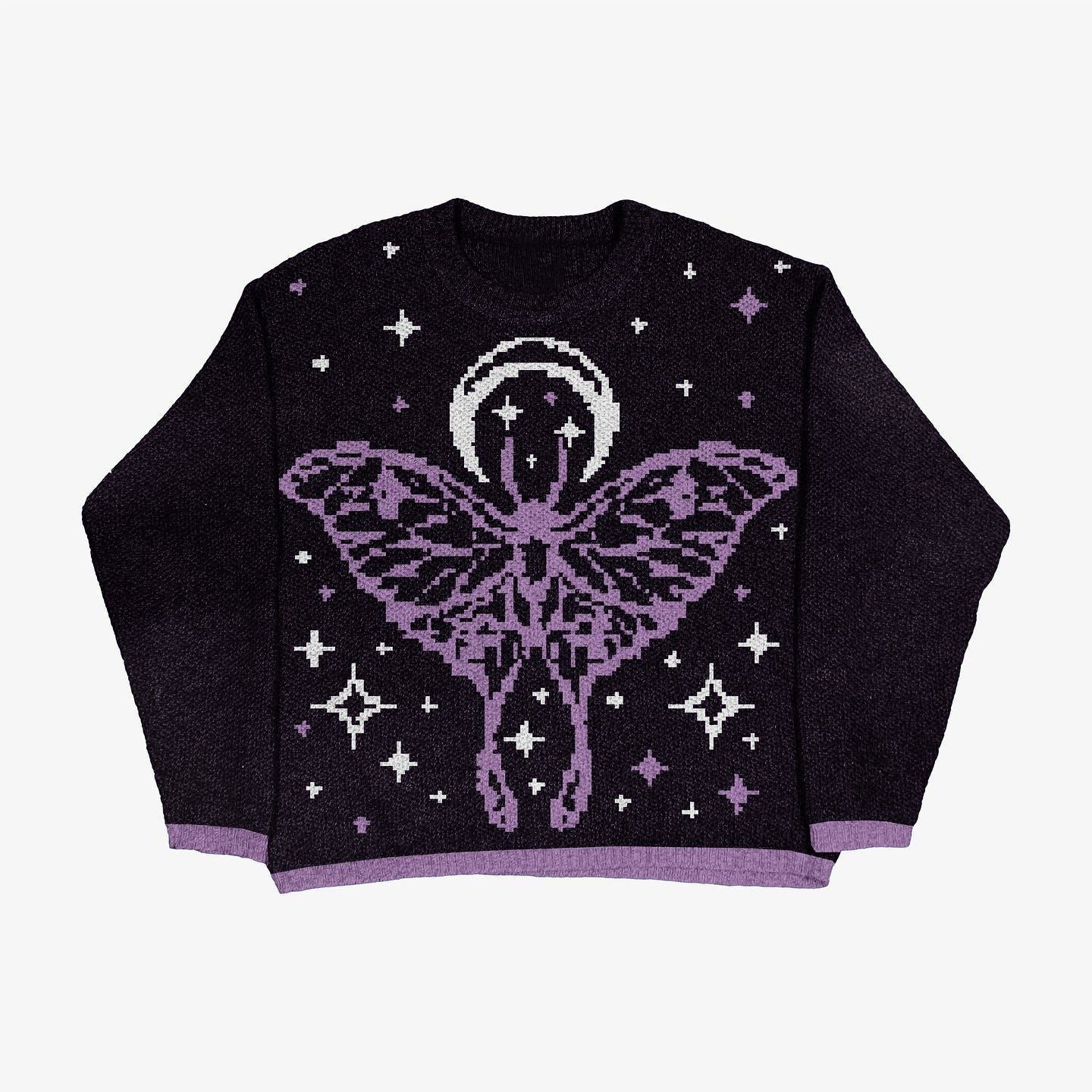 Round Neck Pullover Print Long Sleeve Sweaters