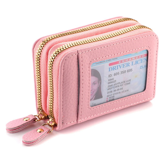 Women's Simple High Sense Large Capacity Double Card Holder
