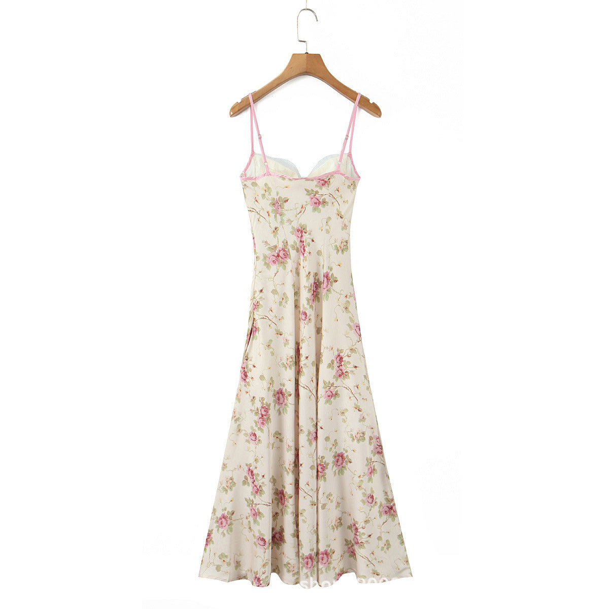 French Romantic Sweet Floral Lace Stitching Dresses