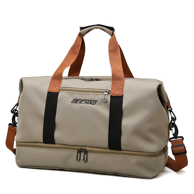 Women's Wet Separation Yoga Training Collect Clothes Travel Bags