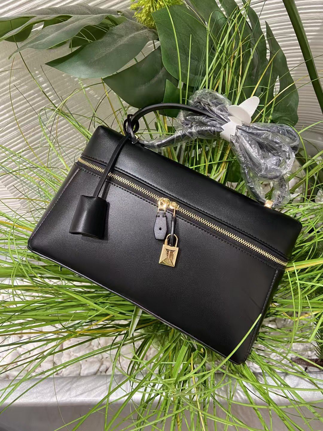 Leather Retro Cowhide Lunch Box Large Bags