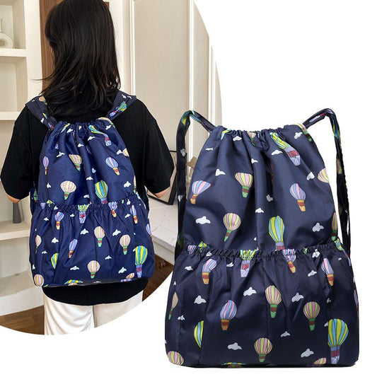 Women's Nylon Bundle Pocket Large Capacity Mummy Backpacks
