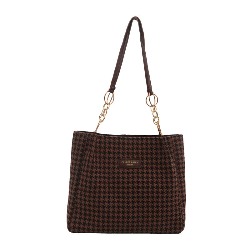 Women's Large Capacity Underarm Fashion Trendy Commuter Tote Bags