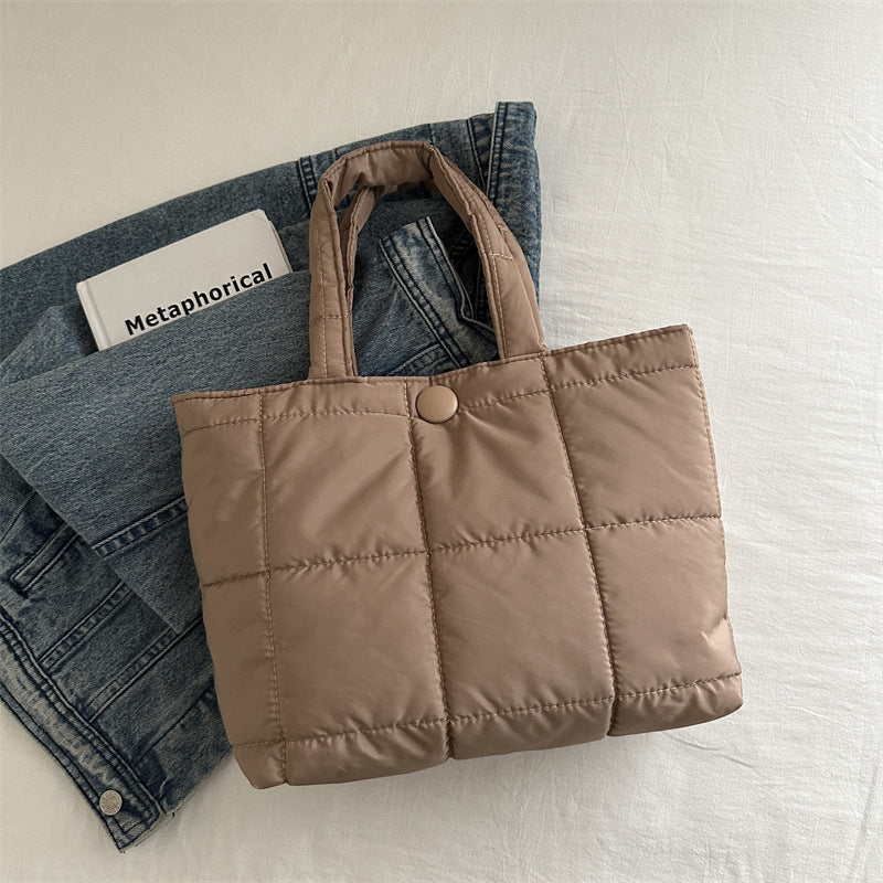 Korean Style Cotton Clothes Large Capacity High Tote Bags