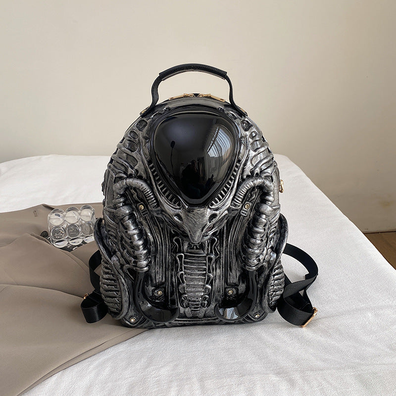 Women's Niche Unique Shaped Personality Street Punk Backpacks