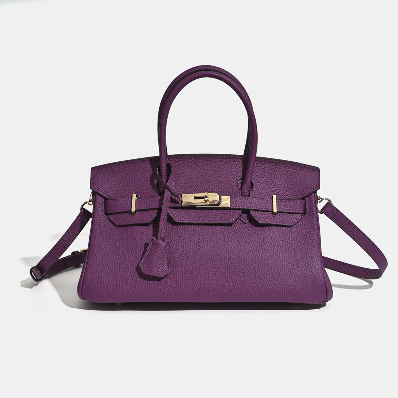 Popular Women's Fashionable Commuter Layer Cowhide Bags