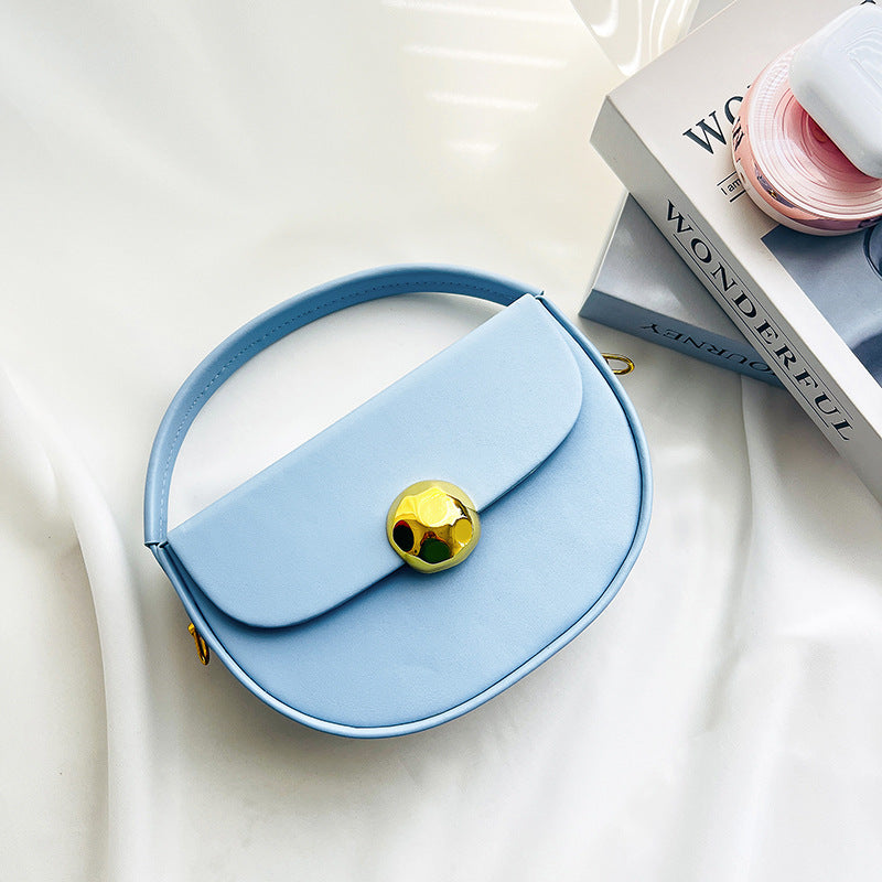 Women's Motorcycle Alligator Print Stitching Underarm Simple Handbags