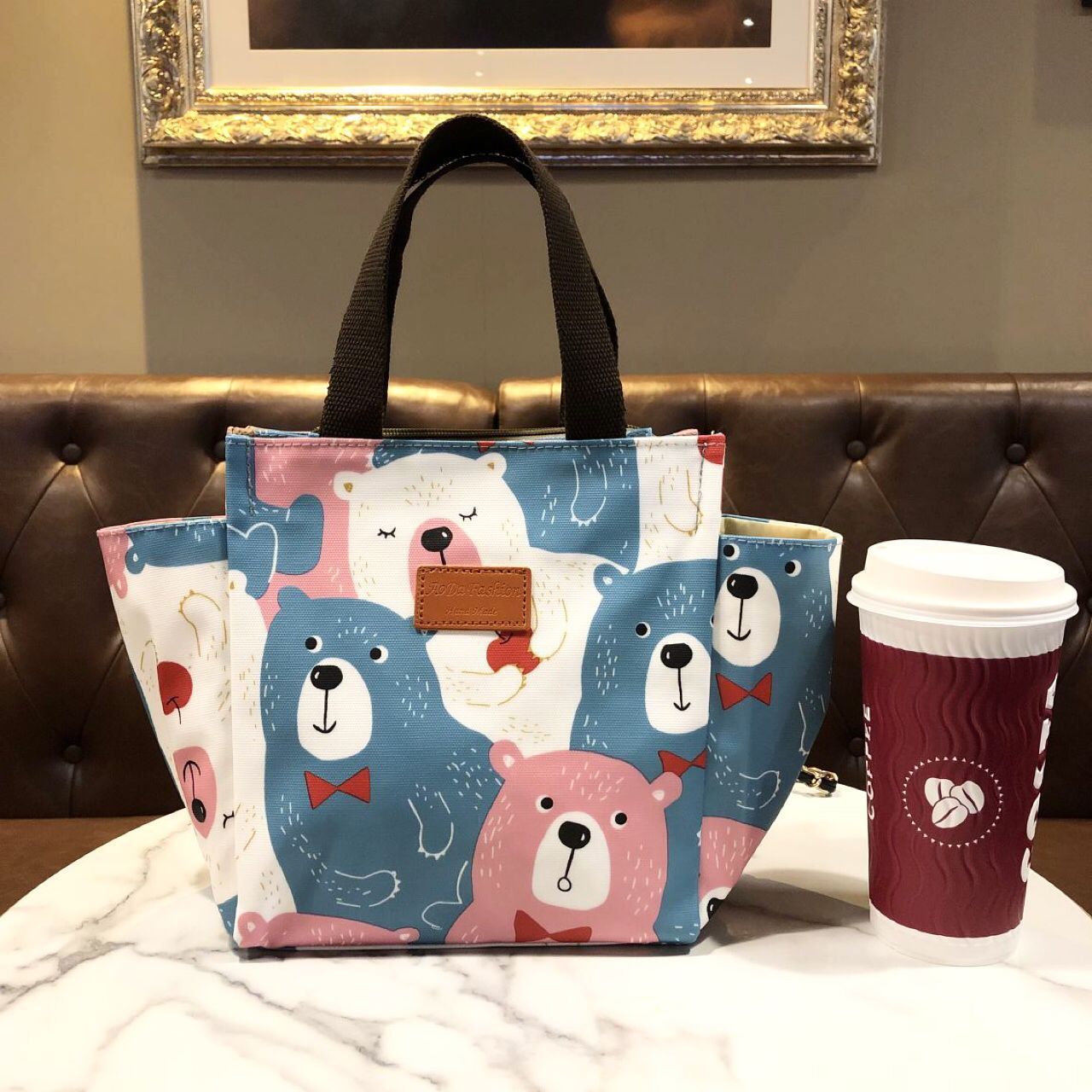 Korean Style Portable Versatile Fashion Cartoon Handbags