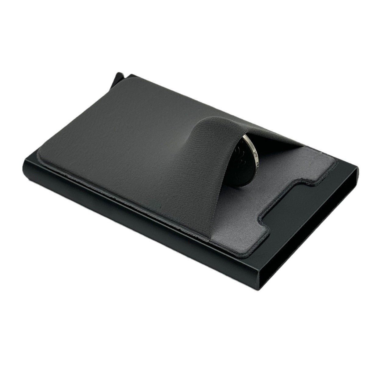 Cloth Credit Box Brush Creative Membership Clip Fashion Aluminum Card Holder