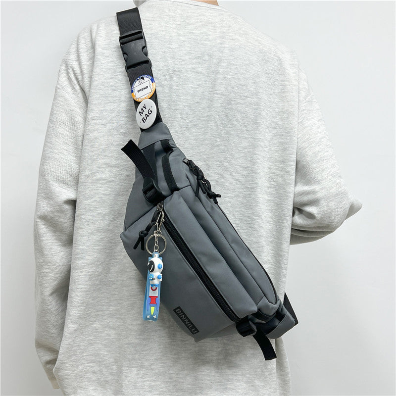 Men's Large Capacity Waterproof Female Korean Style Men's Chest Bags