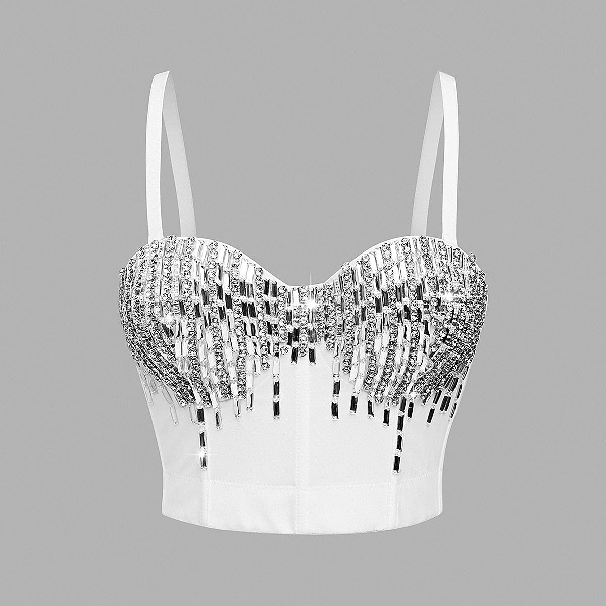 Women's Quality Light Diamond Decorative Design Sense Tops