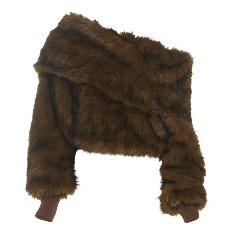 Women's Casual Fashion Sexy Personalized Furry Sweaters
