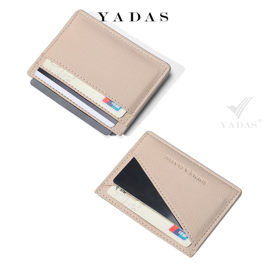 Zipper Oblique Position Design Simple Fashion Card Holder