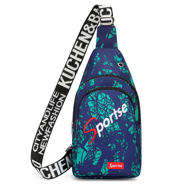 Men's Comfortable Fashion Cycling Out Versatile Men's Chest Bags