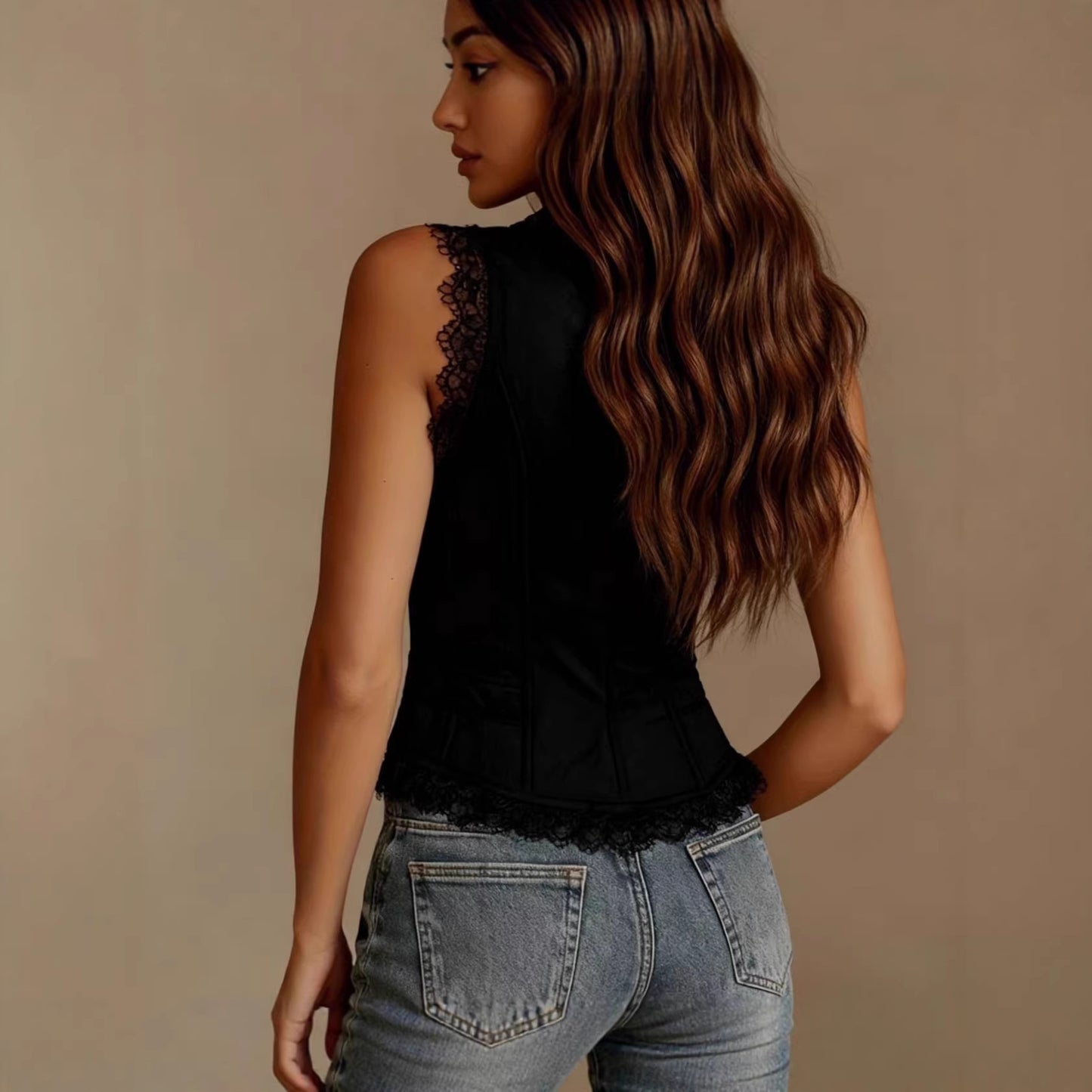 Unique Stylish Women's Western Suede Hot Tops