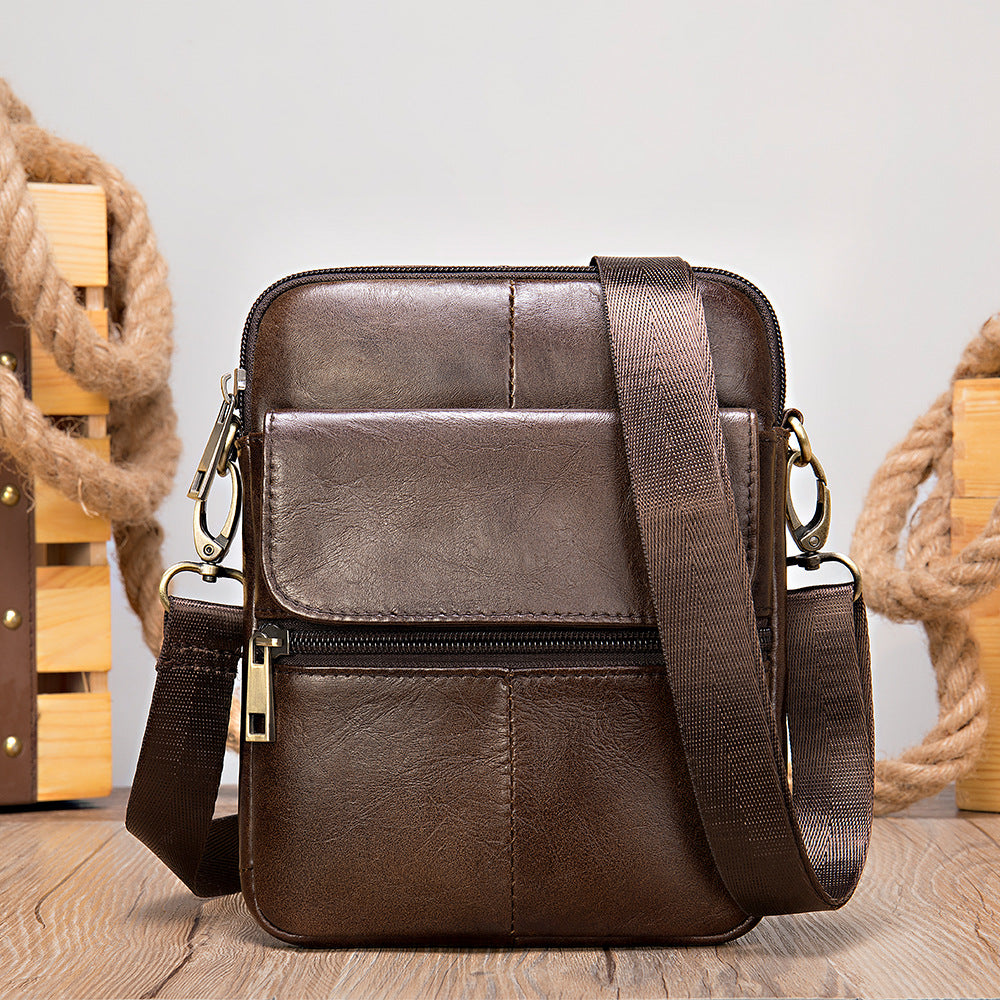 Men's Genuine Leather High-grade First Layer Fashion Men's Messenger Bags